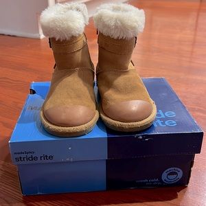 Stride Rite Made2Play Lydia Boots in Chestnut